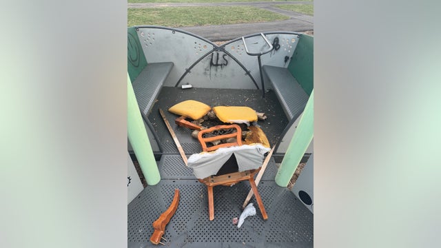 Juveniles sought for lighting playground equipment on fire in Bucks County park