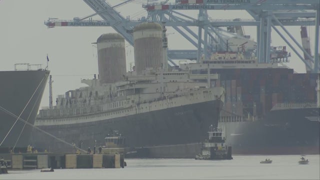 SS United States: Historic ocean liner completes journey from Philadelphia to Mobile, Alabama