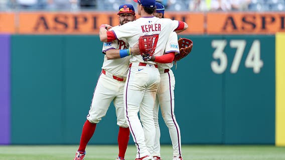 Phillies hold on after Miami's 6-run 9th to beat Marlins 11-10