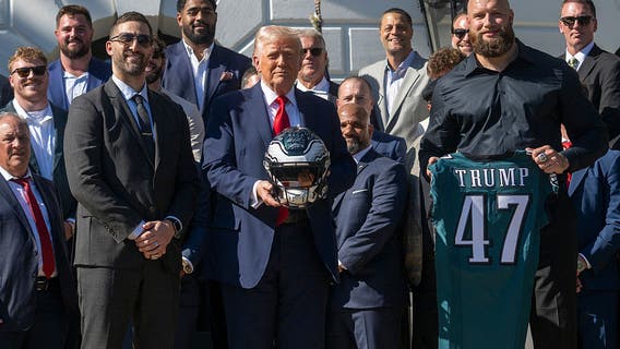 Eagles White House visit: Super Bowl champs meet with President Trump