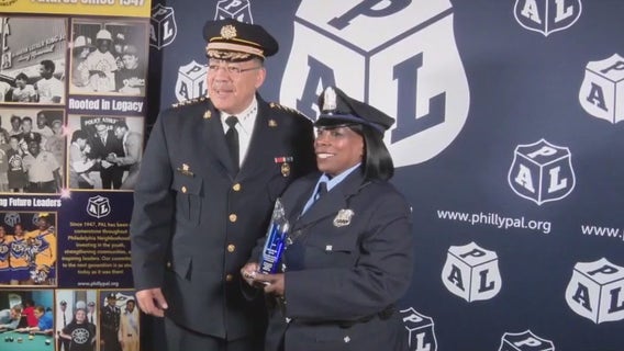 Celebrating cops helping kids and a fundraiser for Philadelphia Police Athletic League