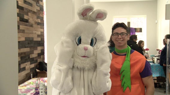 Community gathers for Easter giveaway delivering to 40 food banks for those in need