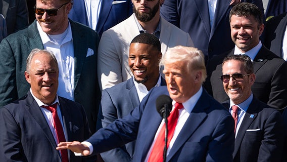 President Trump hopes Eagles can keep tush push amid talks to ban it