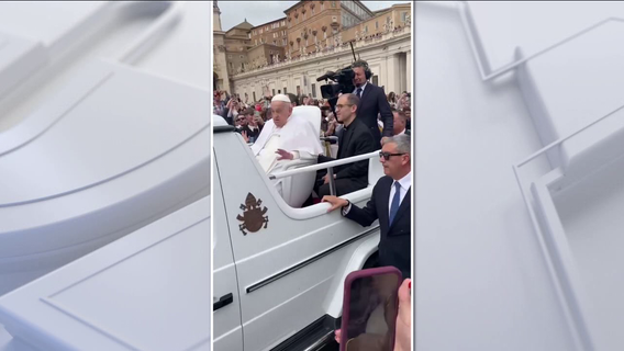 Video captures Pope Francis' last public appearance at the Vatican on Easter Sunday