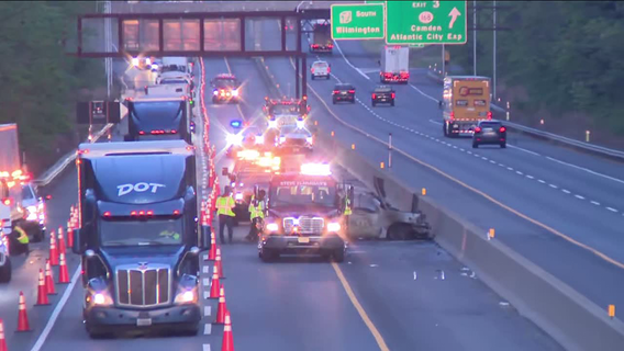 At least 6 hospitalized after fiery multi-vehicle crash on NJ Turnpike