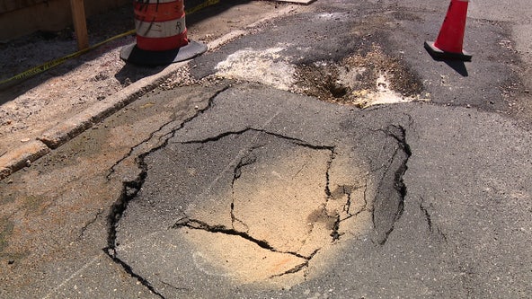 Fishtown pothole: Neighbors fed up as reoccurring pothole creates safety concerns on one-way street