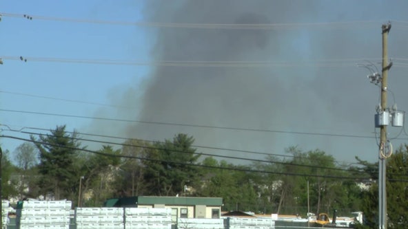 Large brush fire in Camden County prompts road closures, evacuations