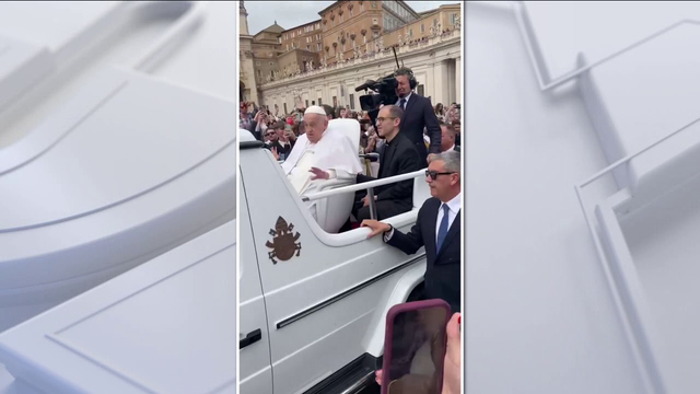 Video captures Pope Francis' last public appearance at the Vatican on Easter Sunday