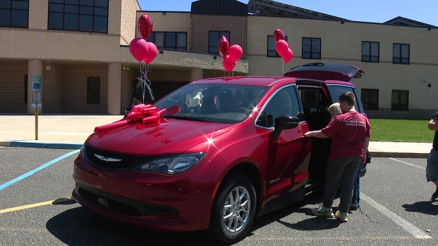 9-year-old NJ boy with Duchenne Muscular Dystrophy surprised with new wheelchair-accessible van