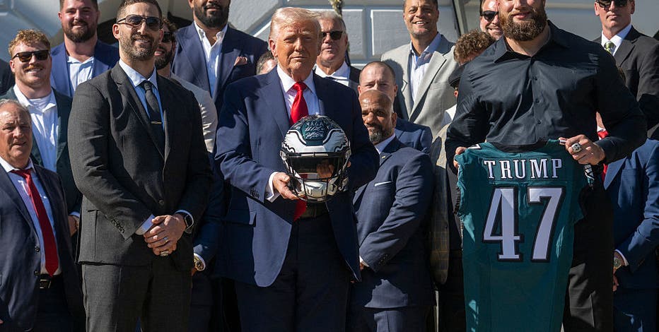 Eagles White House visit: Super Bowl champs meet with President Trump