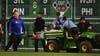 Fan who fell to warning track at a Pirates game takes first steps since accident