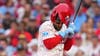 Bryce Harper injury: Phillies star exits game after getting hit by fastball pitch