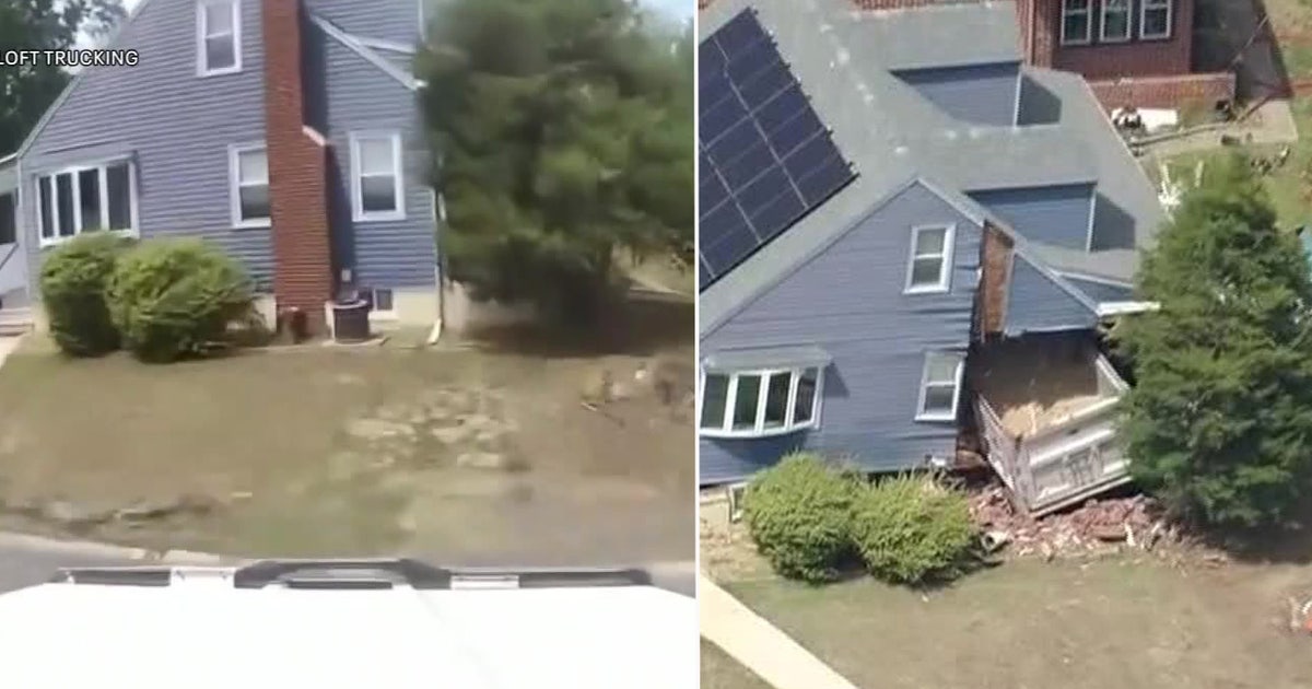 Dash cam video shows dump truck plow into Gloucester County home | FOX ...