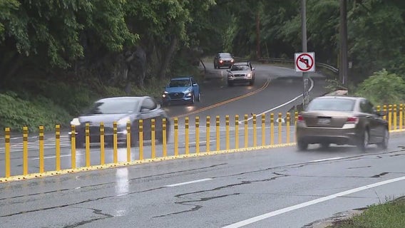 PennDOT installs lane separators on Kelly Drive in effort to prevent accidents
