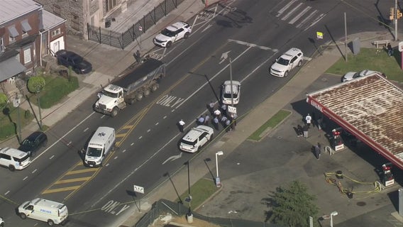 Pedestrian fatally struck by dump truck in Southwest Philadelphia: police