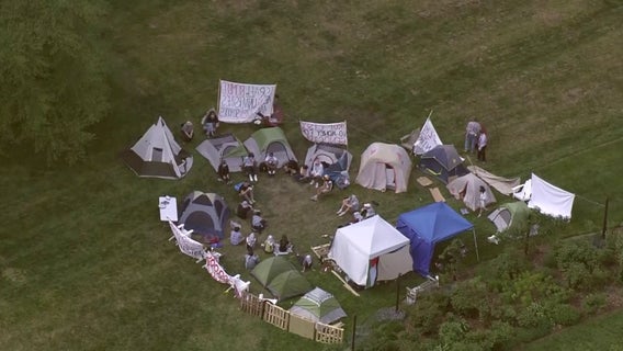 9 arrested as pro-Palestinian encampment broken up at Swarthmore College