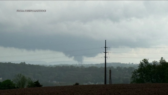 Video: Tornado confirmed, spotted moving through Pennsylvania county