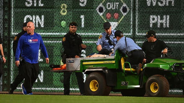 Fan, 20, who fell to the warning track from wall at Pirates game is awake