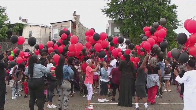 Heartbroken family, friends hold balloon release for man killed in Fairmount Park shooting