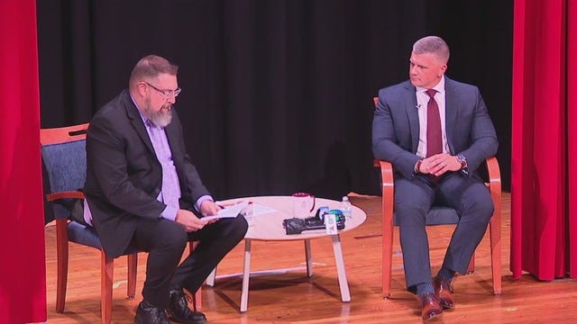 Group protests outside meet and greet with candidate for Centennial School District