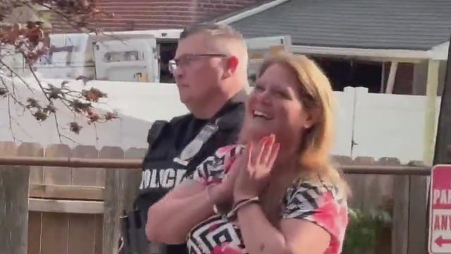 Video: Delco woman seen defecating on another car in road rage video