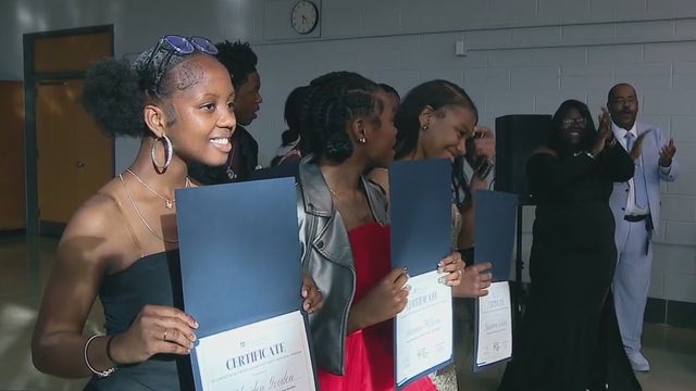School District of Philadelphia students graduate mentorship program in style with Sneaker Ball ceremony
