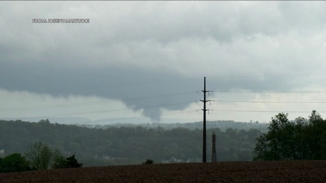 Video: Tornado confirmed, spotted moving through Pennsylvania county