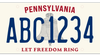 'Let Freedom Ring': Pre-order available for Pennsylvania commemorative license plate