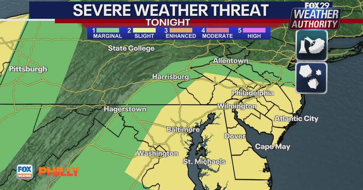 Philadelphia weather: Severe Thunderstorm Watch issued for region | FOX ...