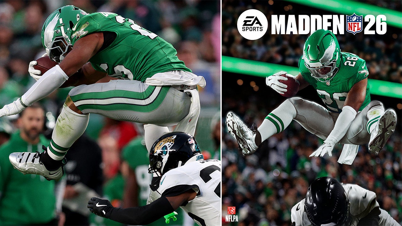 Saquon Barkley's Madden 26 cover will feature iconic backwards