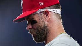 Bryce Harper placed on injured list with wrist inflammation, no timetable for return