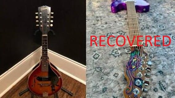 Heart instruments theft: Guitar recovered, mandolin still missing after arrest made