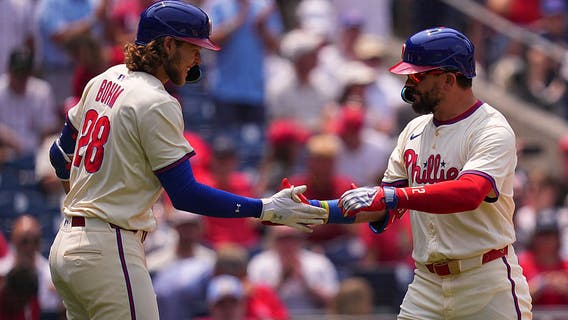 Schwarber and Bohm homer, Luzardo strikes out 10 to lead Phillies past Cubs 7-2