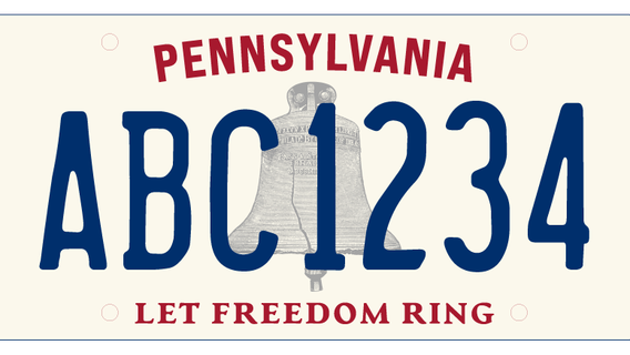 'Let Freedom Ring': Pre-order available for Pennsylvania commemorative license plate