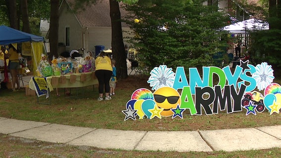 Andy’s Army 2025: Lemonade stand in Sewell raises money for a cure for cancer