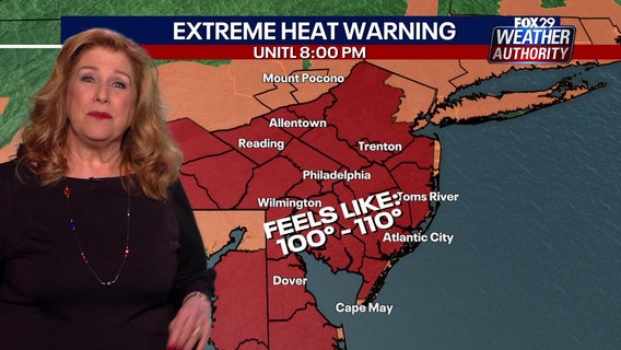 Philadelphia weather: Heat wave continues Wednesday ahead of milder weekend temps