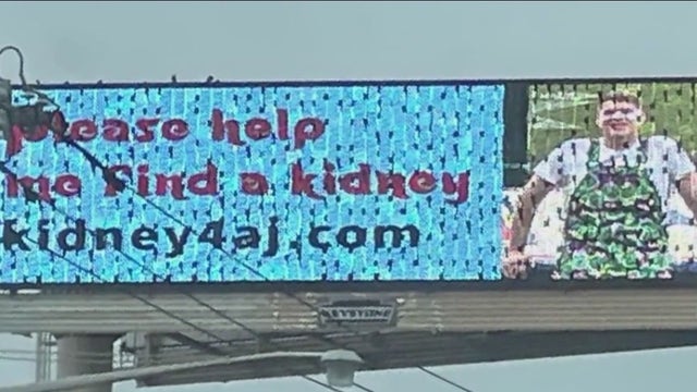 Bucks County Phillies fan uses billboard in hope of finding kidney donor