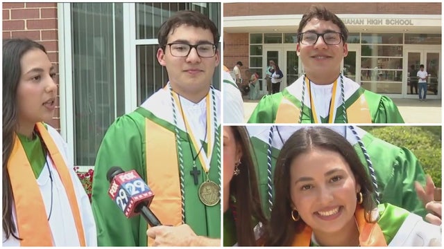 Twins mark near-perfect attendance record through 12 years of school