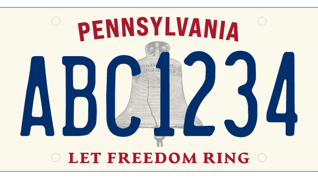'Let Freedom Ring': Pre-order available for Pennsylvania commemorative license plate