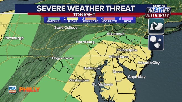 Philadelphia weather: Severe Thunderstorm Watch issued for region