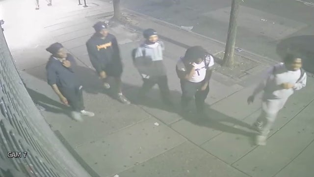 6 accused of throwing liquid on, attacking group in Center City