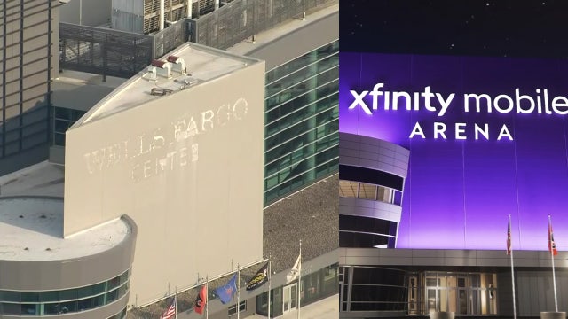 Xfinity Mobile Arena: Wells Fargo Center signage removed as South Philly stadium rebrand begins