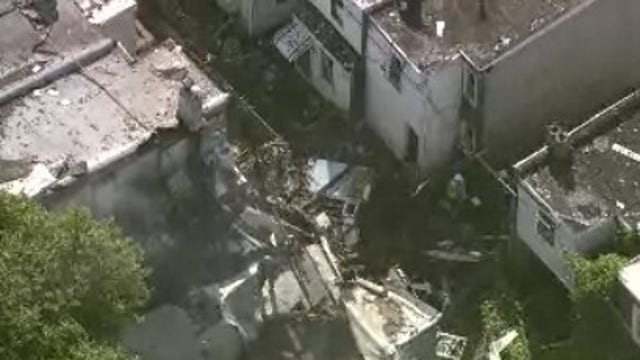 Elderly woman killed, 2 injured, families displaced after rowhome collapse in Nicetown: officials
