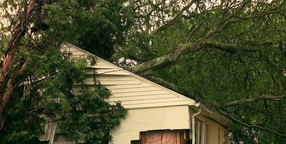 Severe weather rips out trees, pulls power lines leaving thousands in the dark