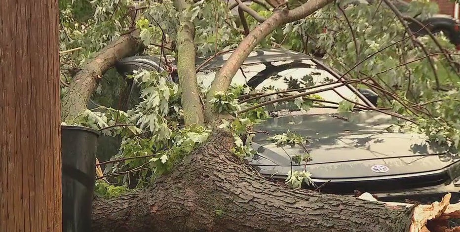 Thousands without power after severe weather rips through Pennsylvania, New Jersey
