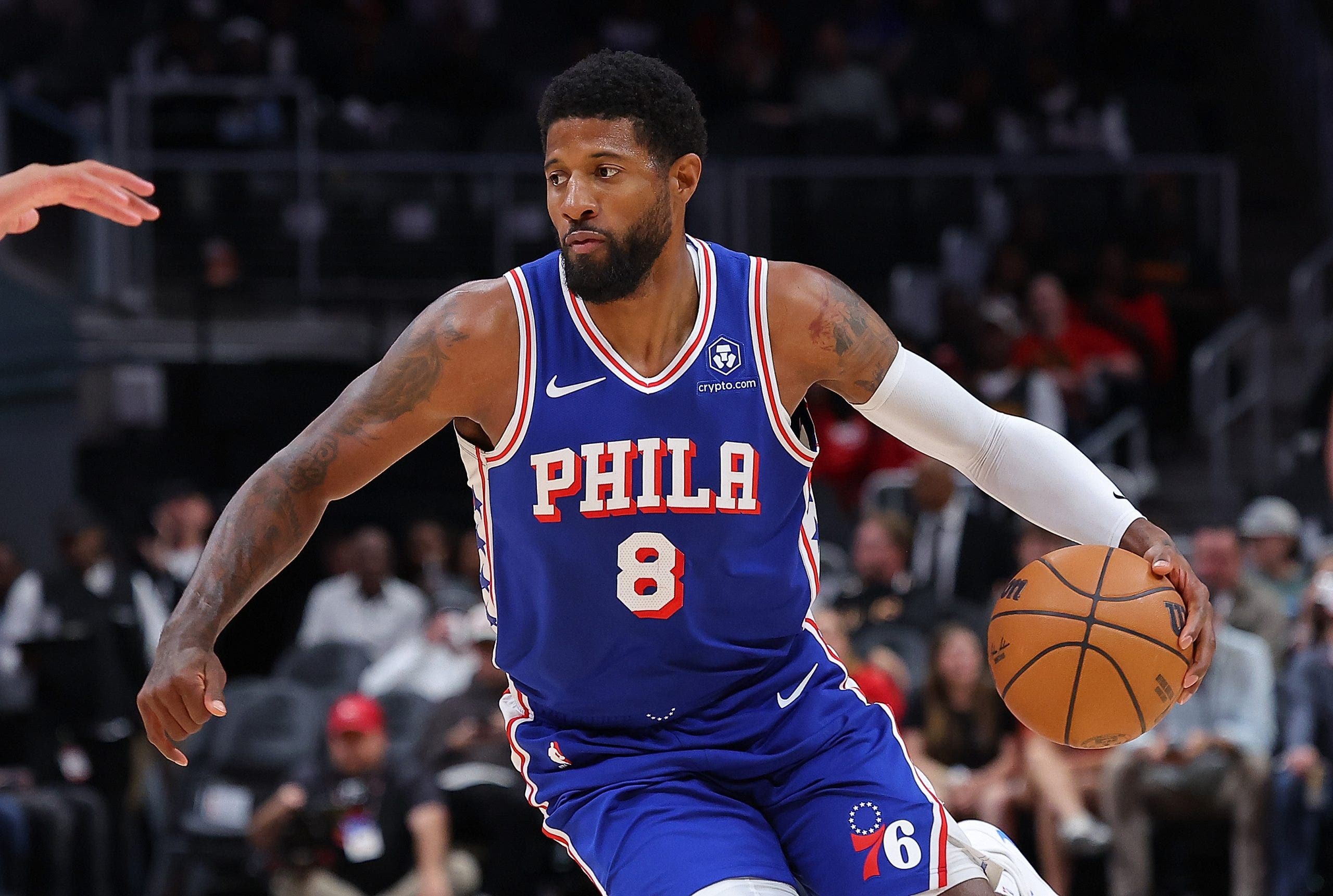Sixers Paul George undergoes off-season knee surgery