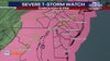 Philadelphia weather: Scattered severe storms push through region