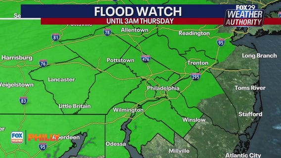 Philadelphia weather: Heat Advisory issued Wednesday with nighttime pop-up storms expected