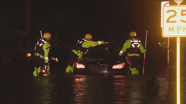 Philadelphia weather: Multiple water rescues as heavy rains flood roadways