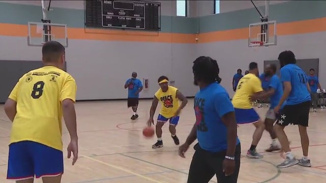 Community, police unite for 'Peace Not Guns' memorial basketball game